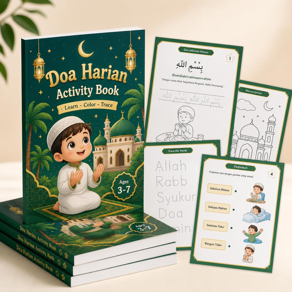 Worksheet Mengenal Doa-Doa Harian